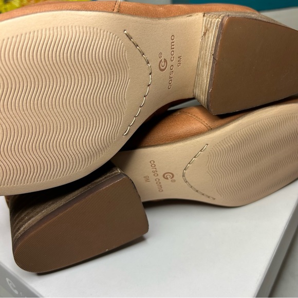 New in Box Corso Como Open Toe Leather Booties Sz 9 - Picture 9 of 9